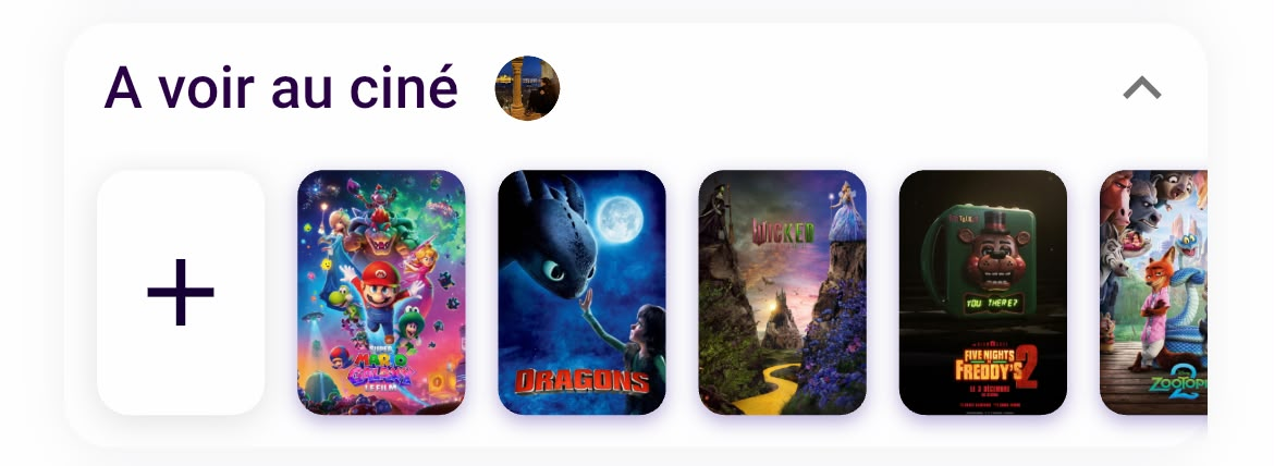 Collection À voir au ciné dans Kaura