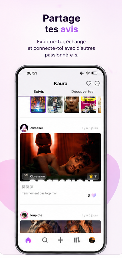 Communauté dans l’application Kaura