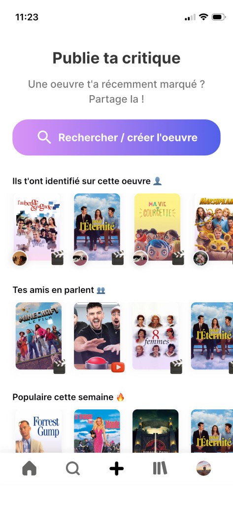 Publication de critique